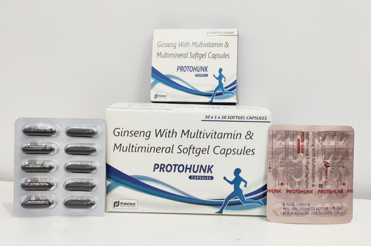 Nutraceutical Multivitamin Soft gel Capsules